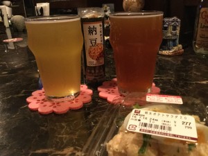 クラフトビールと持込フード